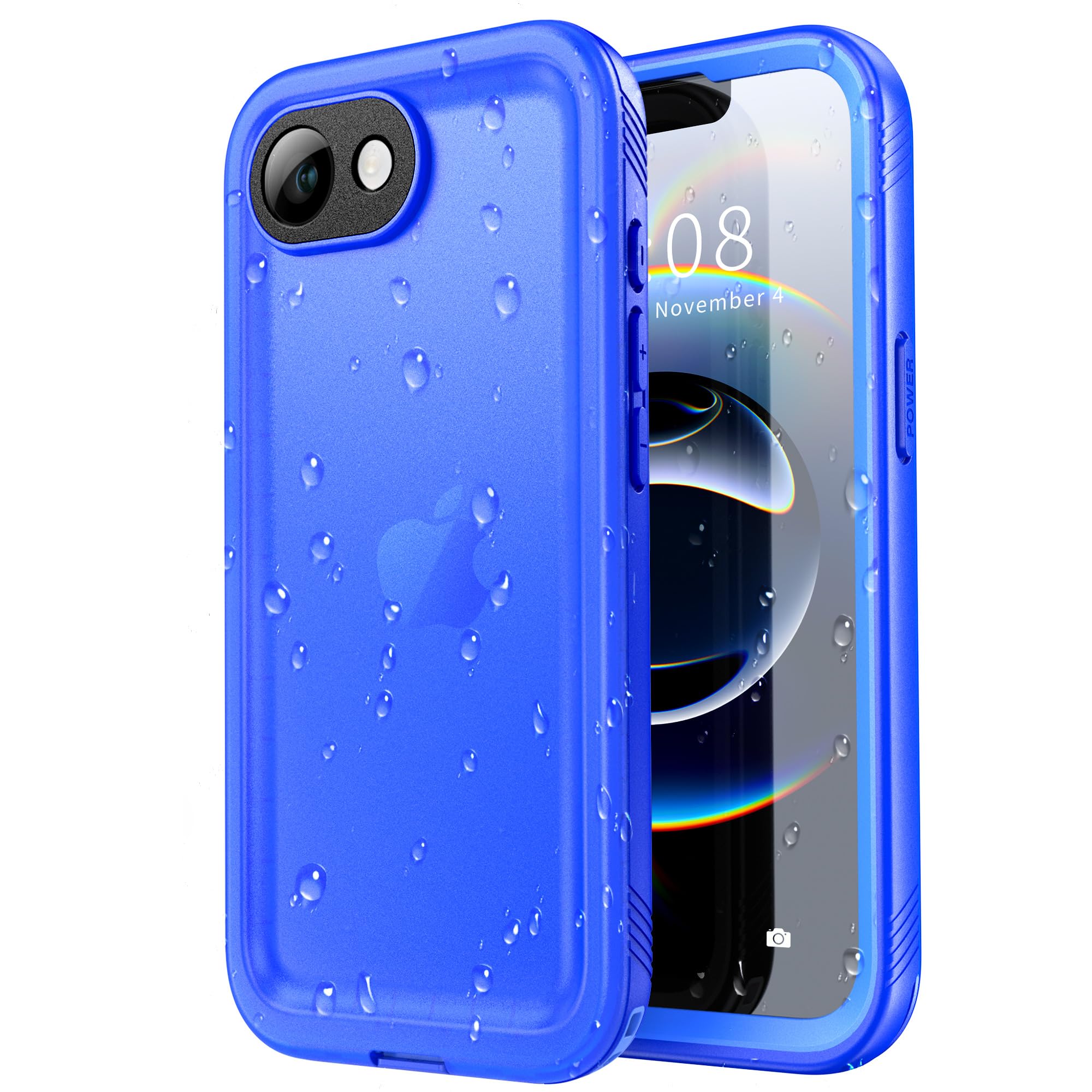 SPORTLINK for iPhone 16e Case/iPhone 17e Case, IP68 Waterproof Military Protective Full Body Heavy Duty Shockproof 360 Sealed Dustproof with Camera