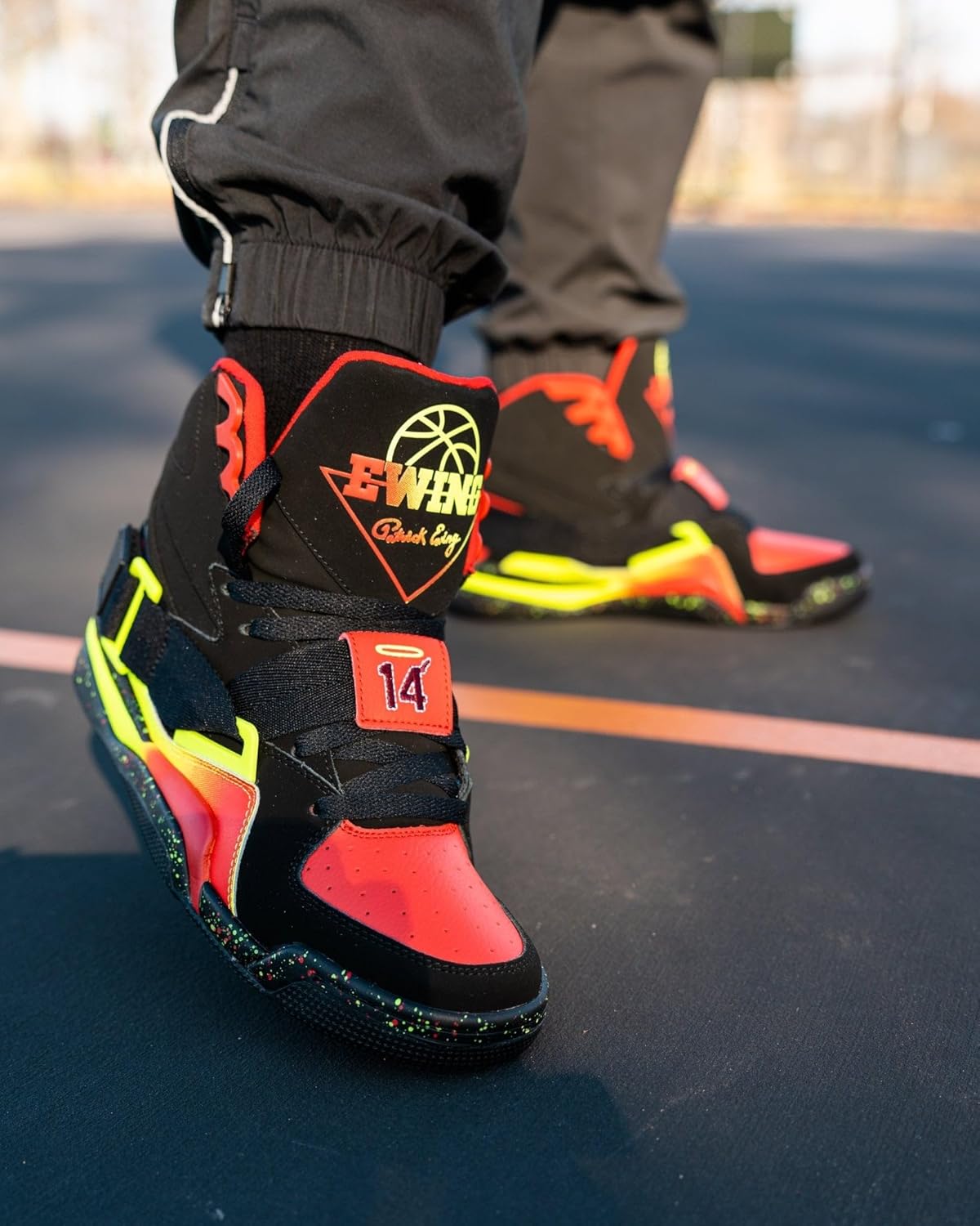 Ewing Patrick Athletics Concept Black/Red/Yellow Anthony Mason Tribute 1BM00766-033