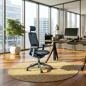 Dezctop Sano Ergonomic Chair Indigo Blue
