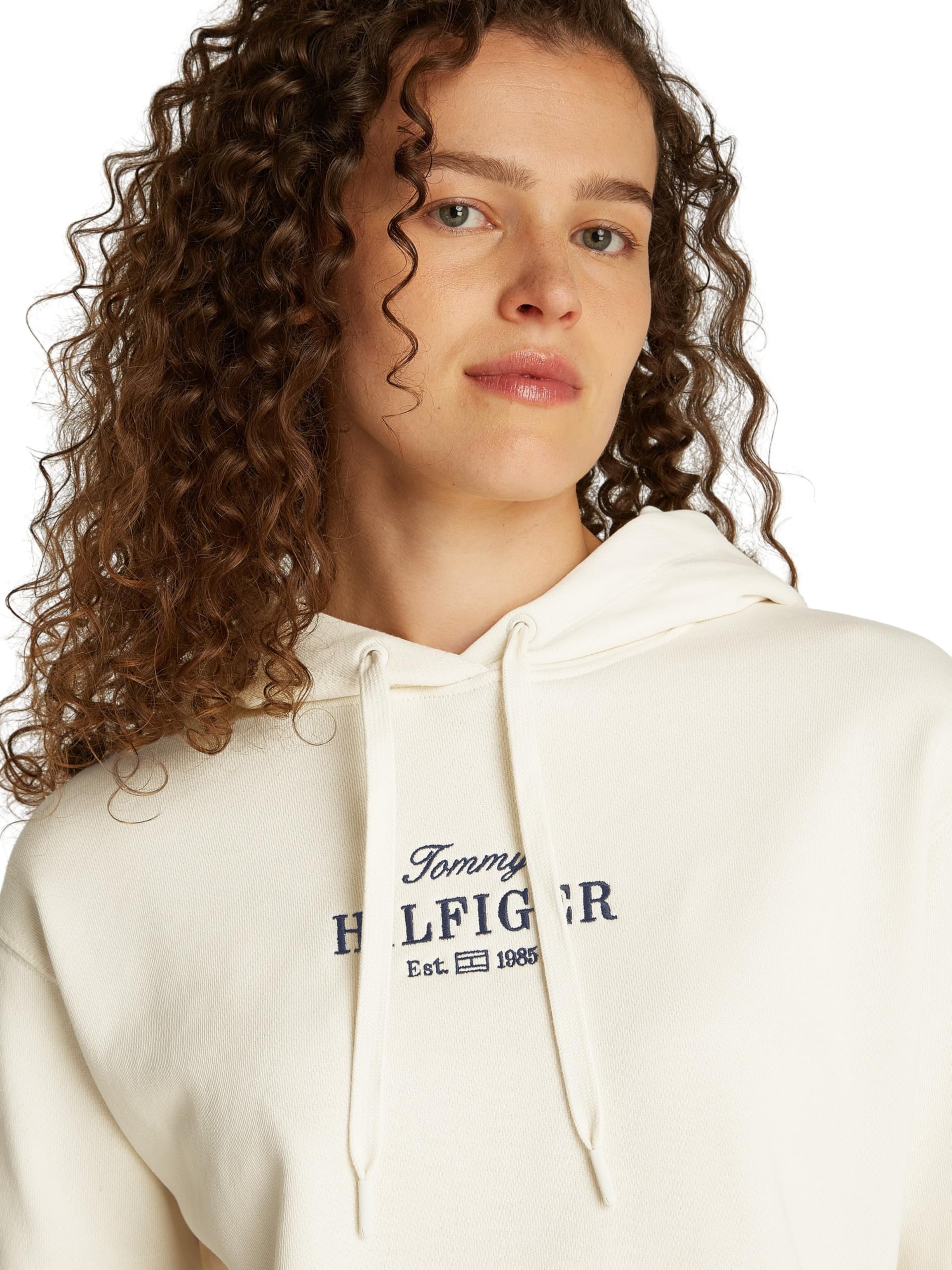Tommy Hilfiger Bluza z kapturem REG HILFIGER WW0WW45528 Kobiety Reg Hilfiger Hoodie Ww0ww45528