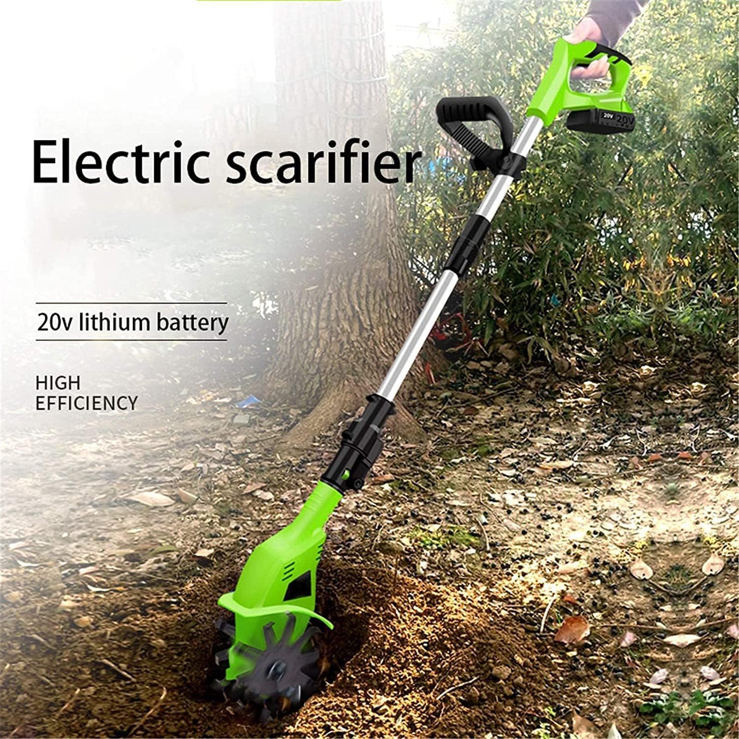 Motobineuse de Jardin, rotavateur sans Fil portatif au Lithium, motoculteur électrique, Petit motoculteur de Style Domestique, desserrant, motoculteur agricole, motoculteur Rotatif