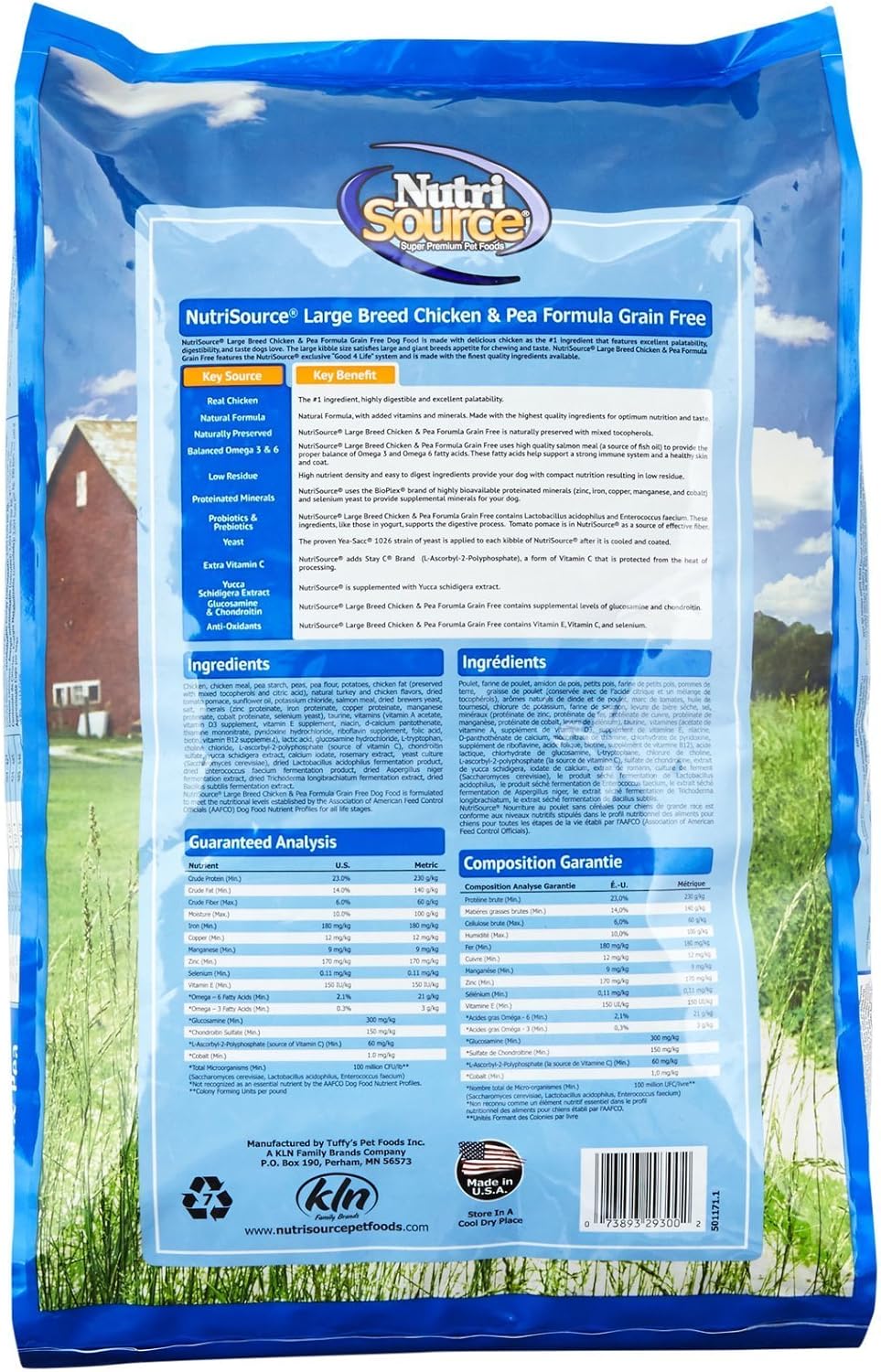 nutrisource chicken and pea