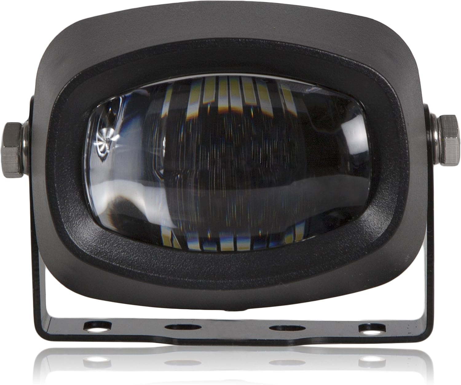 Maxxima 2 LEDs MFL-200W 300 Lumens 12/24V Compact Mini White Fog Light with Black Housing, 1 Pack