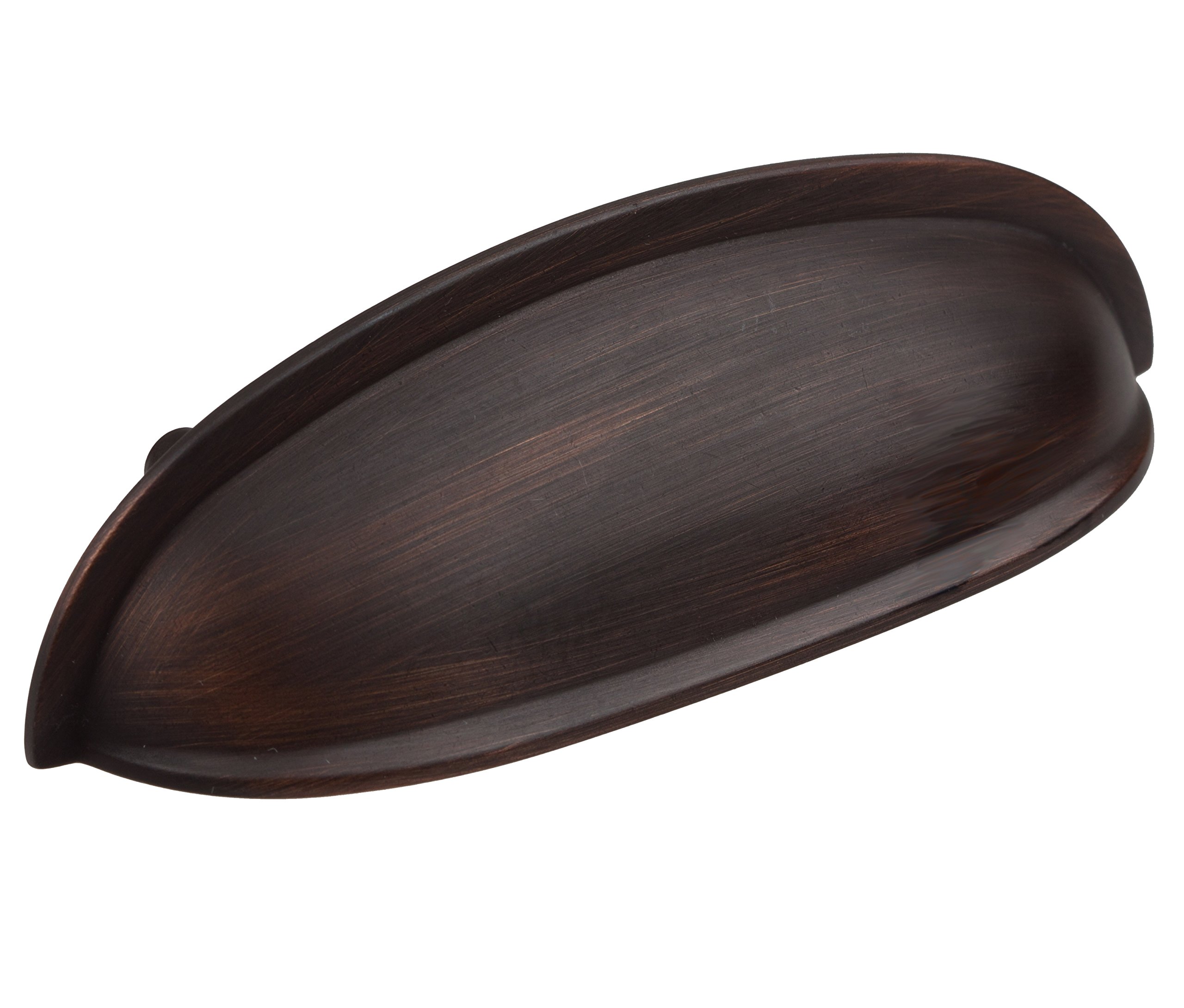 GlideRite Hardware 80753-ORB-1 Type Hooks CC Cup Bin Cabinet Pull, Oil-Rubbed Bronze Finish, 3 Inch