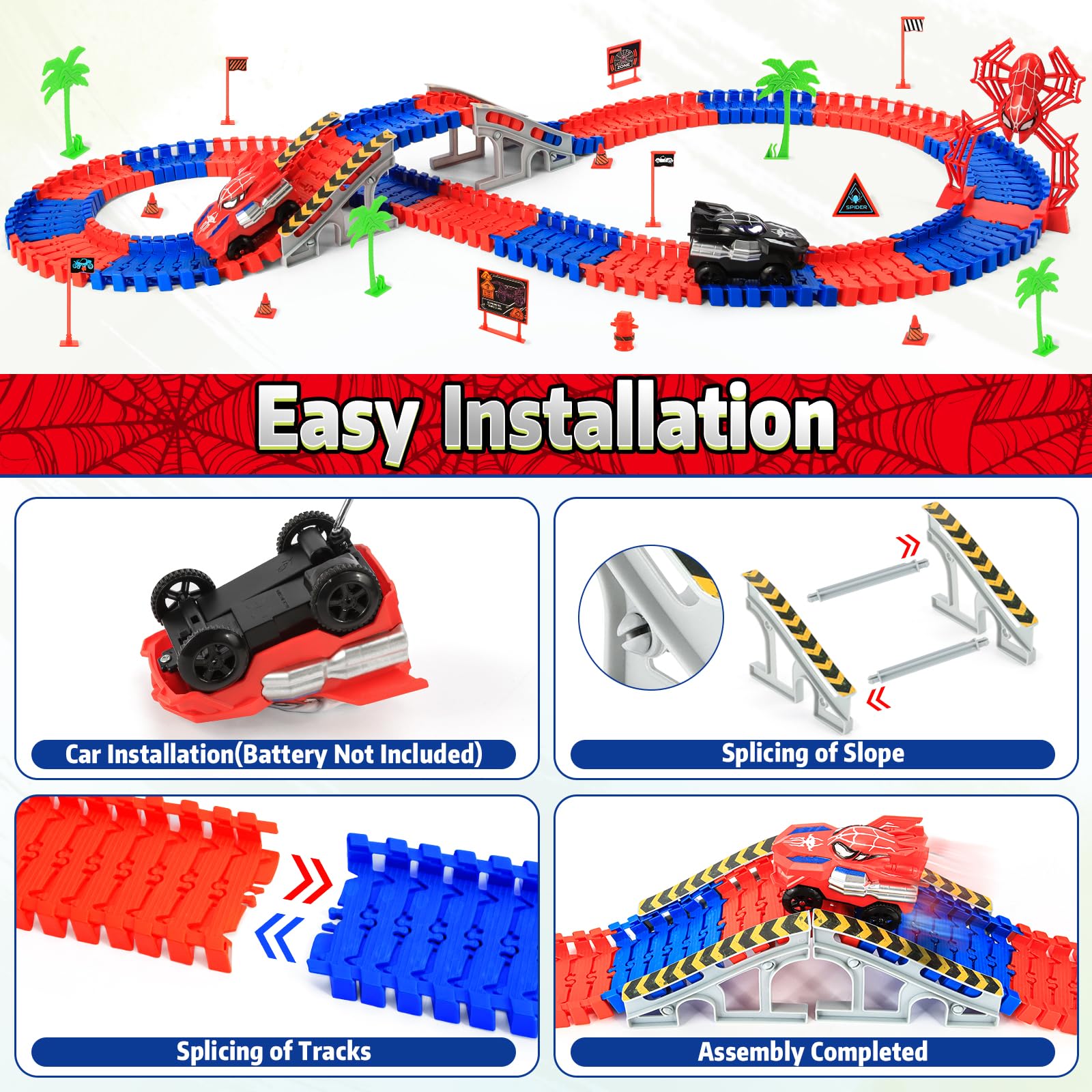 MOMSIV Race Track Toy for 3-7 Year Old Kids - Image 3