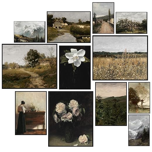 Insire Vintage Art Prints, Wall Art Poster, Vintage Prints for Wall Decor, (8x10 Unframed)