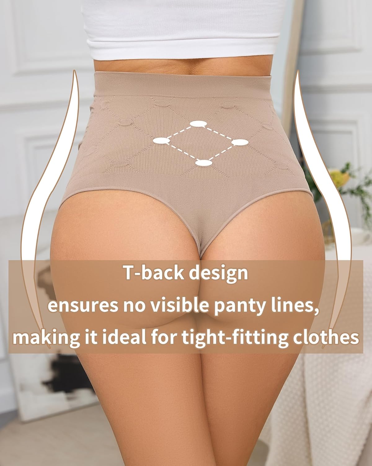 Maternity Thongs for Women,Seamless Maternity Underwear Over Bump Maternity Panties for Pregnancy Postpartum - Image 2