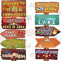 Vista 10 de Jetec 20 Piezas Letrero Direccional de Fiesta Occidental Tema de Vaquero Rodeo del Salvaje Oeste Letrero Grande de Patio Decoración de Vaquero