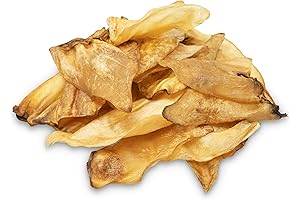 Water Buffalo All Natural Ear Dog Chews