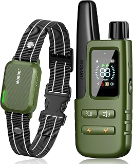 Jugbow Dog Shock Collar with 4200FT Remote - IPX7 Waterproof, 4 Training Modes, Rechargeable E-Collar for All Breeds 10-120lbs