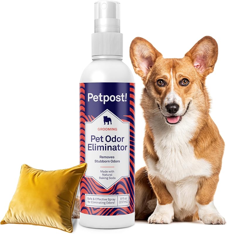 Spray Eliminador de Odores para Cães e Gatos Petpost, Fórmula com Bicarbonato de Sódio, 240 mL