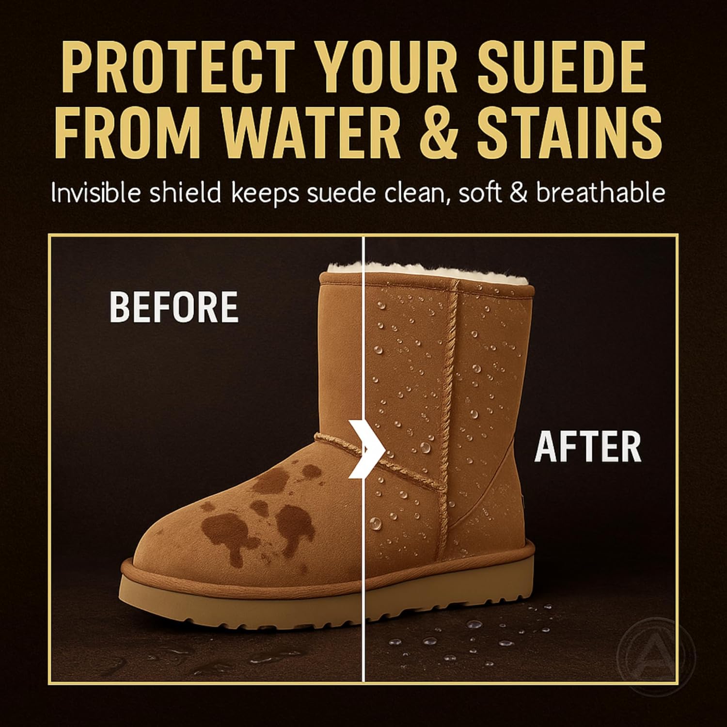 Leather Hero Suede & Sheepskin Cleaning Kit – Compatible with UGG Boots – Foam Cleaner & Conditioner, Water & Stain Protector, Deodorizer, Eraser, Brushes & Cloth – 7-Piece Complete Care Set - Image 5