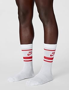 Nike Unisex Adult Sportswear Dri-FIT Everyday Essential Crew Socks (3 Pairs)