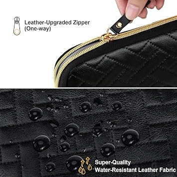 Lacdo 15-15.6 Inch Laptop Sleeve Case for Acer HP Lenovo Dell ASUS Laptop, Acer Aspire 15, HP Pavilion/Envy 15, Dell Latitude 15, Lenovo ThinkPad/IdeaPad 15, ASUS Zenbook/Vivobook Computer Bag, Black