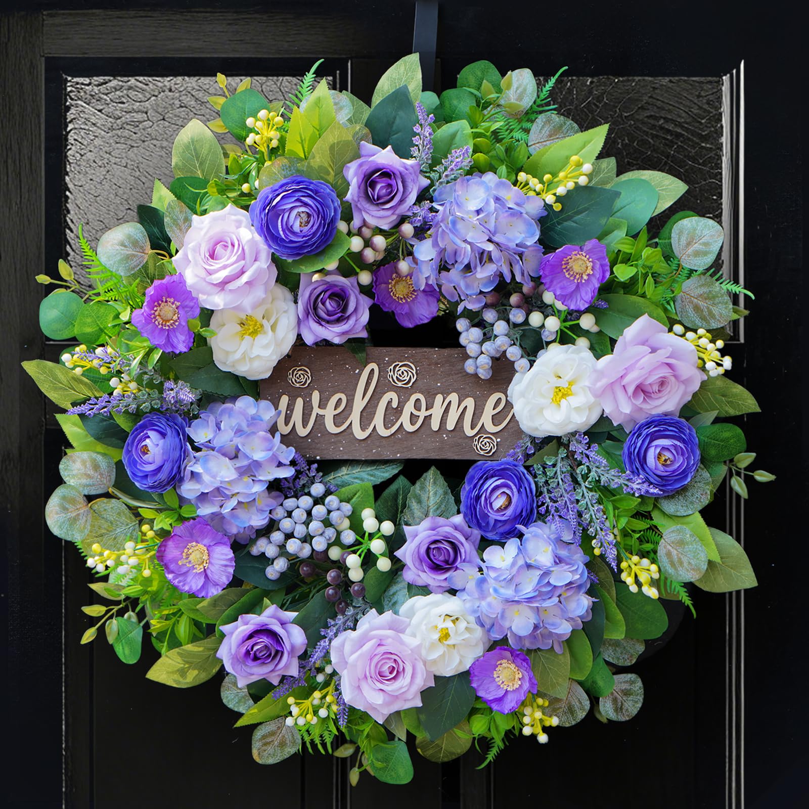 Rimalo 24in Luxury Hydrangea Wreath