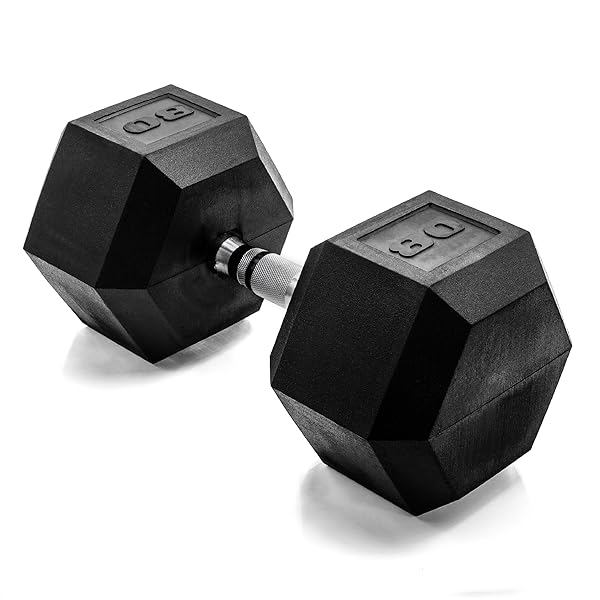 CAP Barbell Coated Hex Dumbbell Weight - Single | 10-120 lbs | Multiple Options