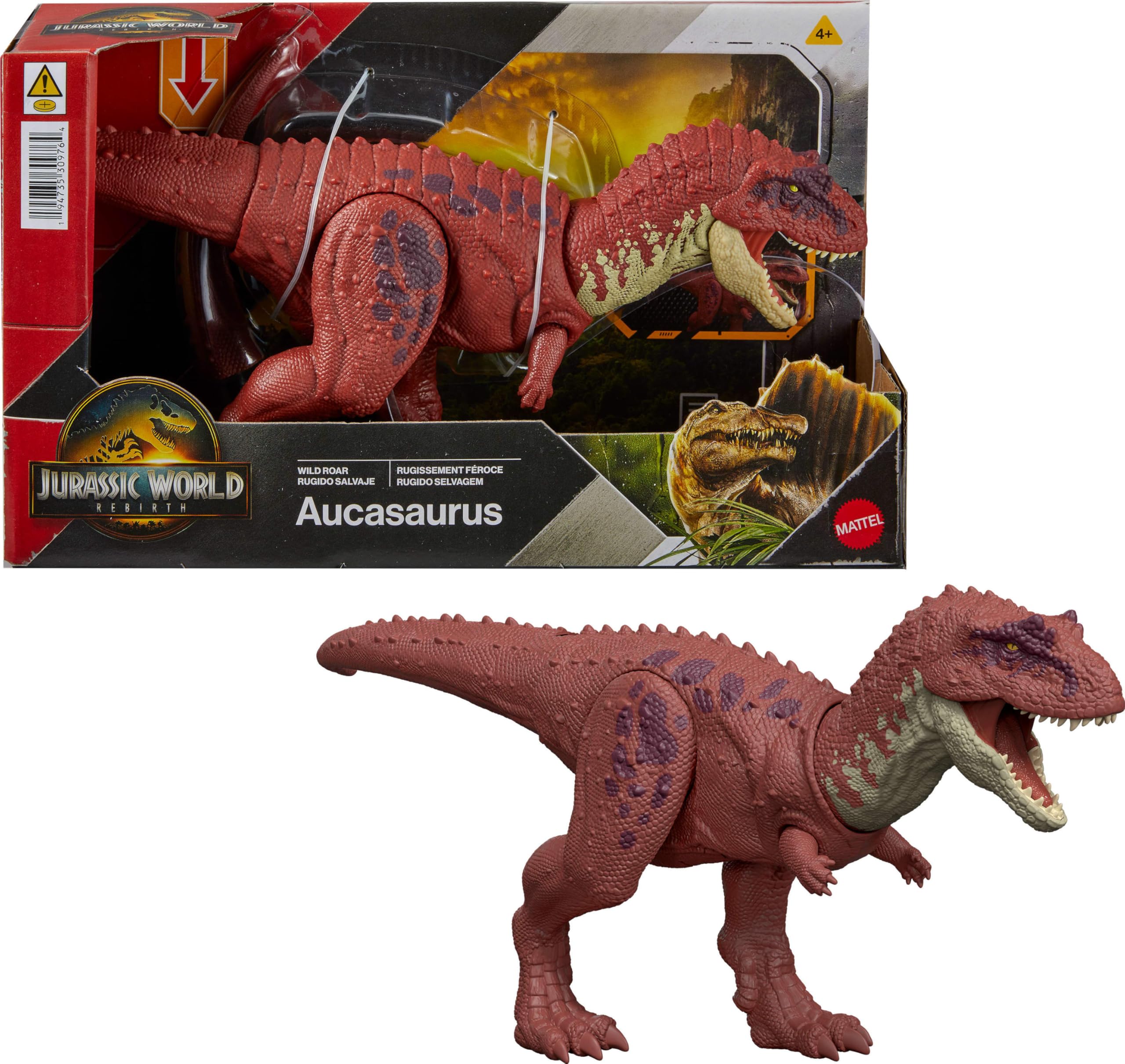 Amazon.com: Mattel Jurassic World Rebirth Wild Roar Dinosaur Toy