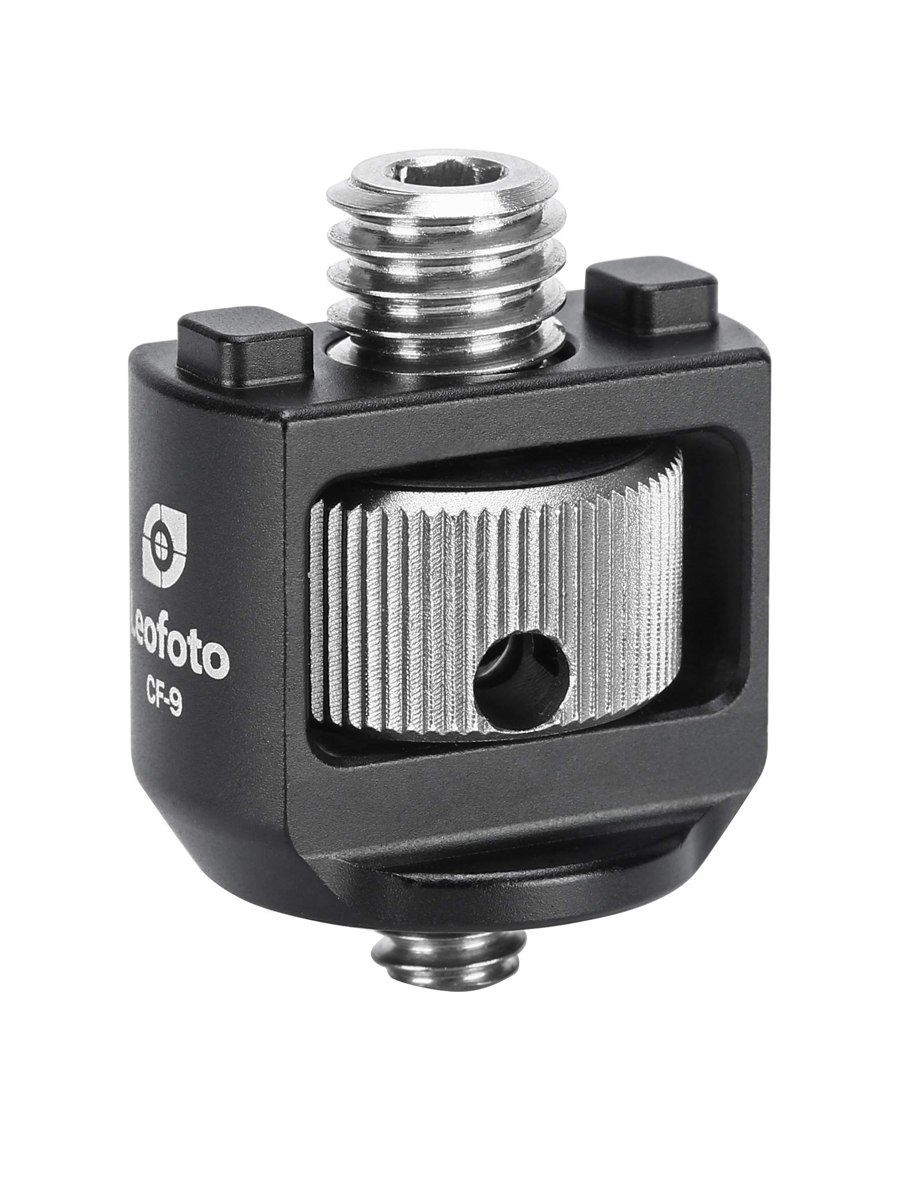 Leofoto TDC-36 + CF-9 36mm Clasp/Collar + 3/8" Screw Stud. Accessory Mount/Port for Tripod Leg