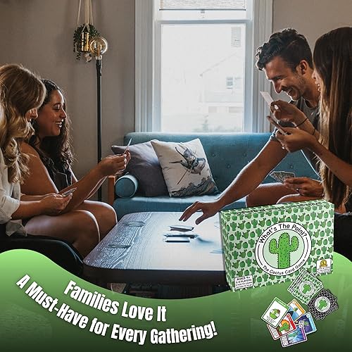 Miniatura 5 de What's The Point? The Cactus Card Game - Un juego divertido y estratégico para familias, perfecto para la noche de juego familiar, fácil de
