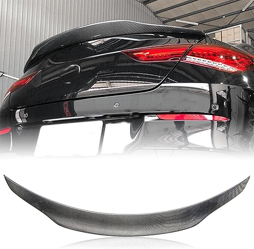 AeroBon Alerón de maletero de fibra de carbono real compatible con Mercedes CLA Class C118 Sedan Spoiler 2020-2024