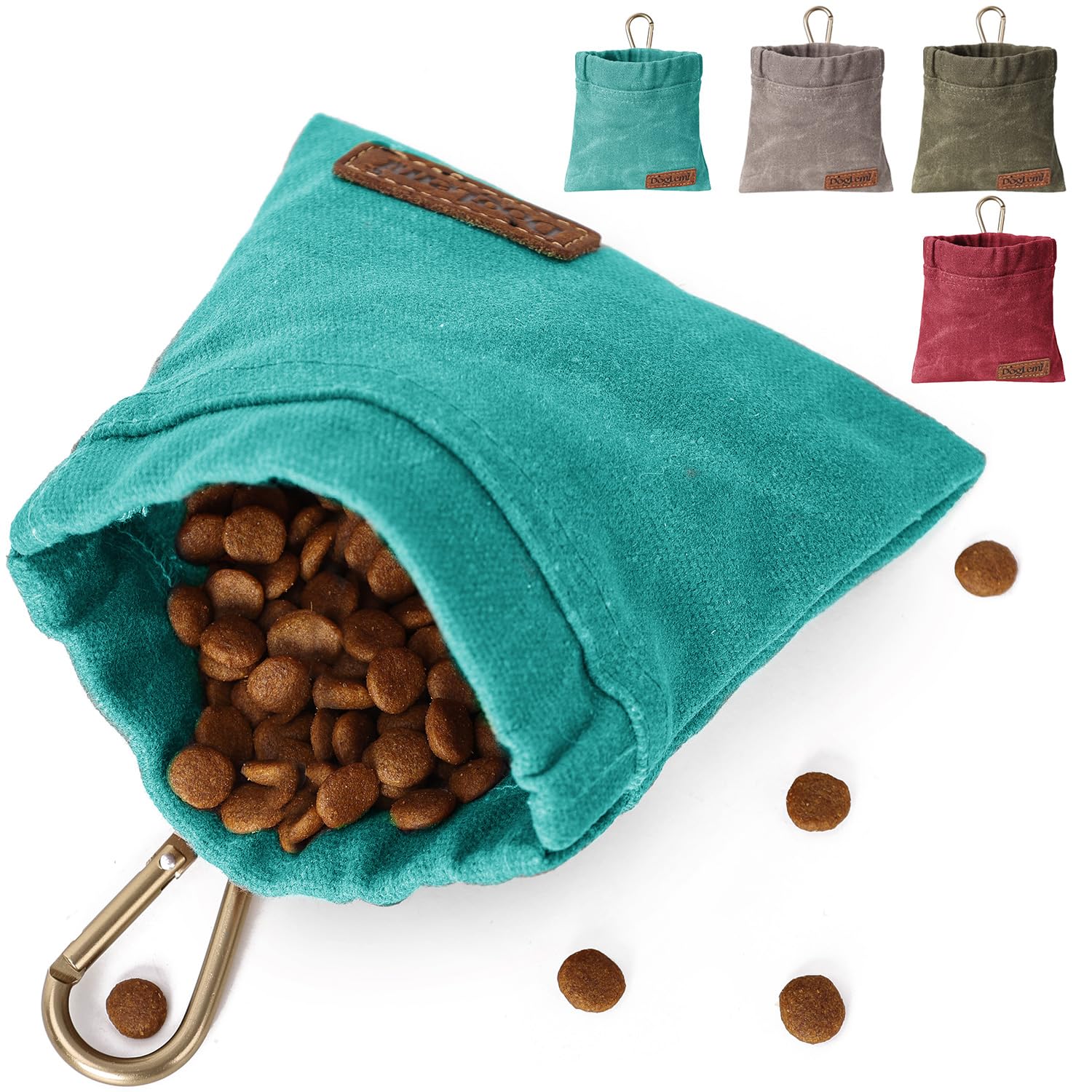 Duuclume Dog Treat Bag, Puppy Dog Training Pouch Hands-Free Training Dog Treat Pouch, Includes Carabiner - Image 2