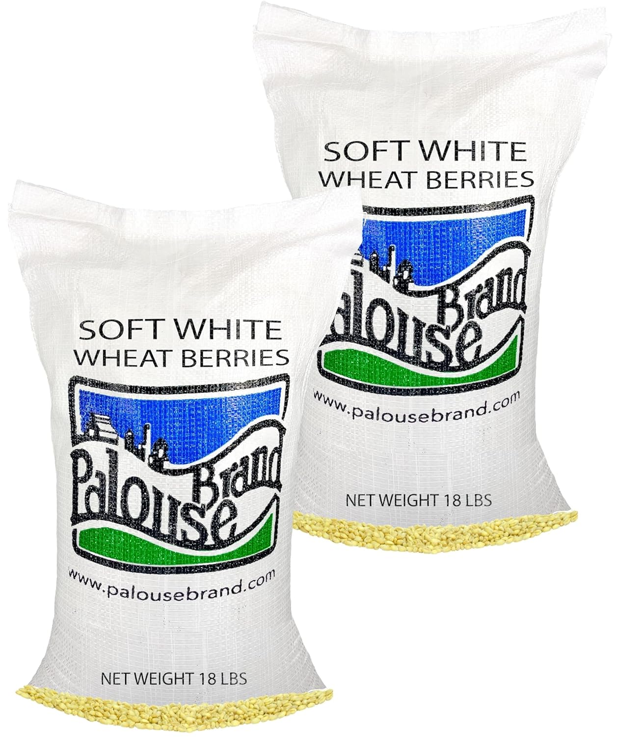 Palouse Brand Soft White Wheat Berries (36 lb)