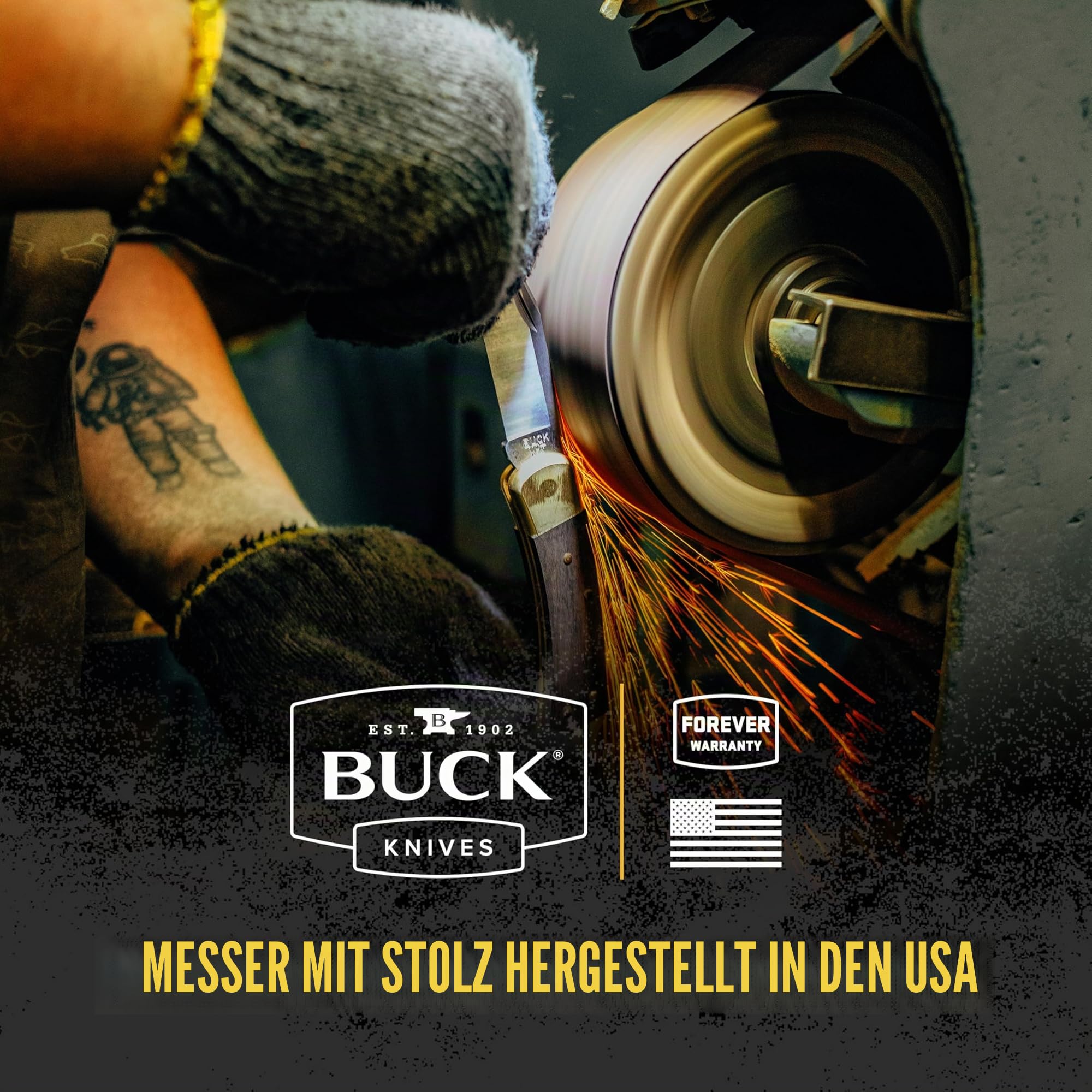 Buck Bu112fg Messer, grau-grau,