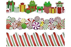 Zonon Candy Cane Border Decorations