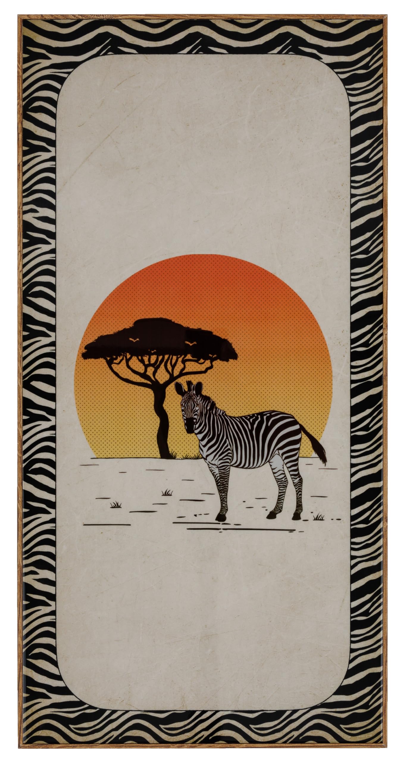 Zebra Illusions Design Backgammon Gioco da tavolo 48 centimetri in legno con pietre da gioco in acrilico amici e adulti
