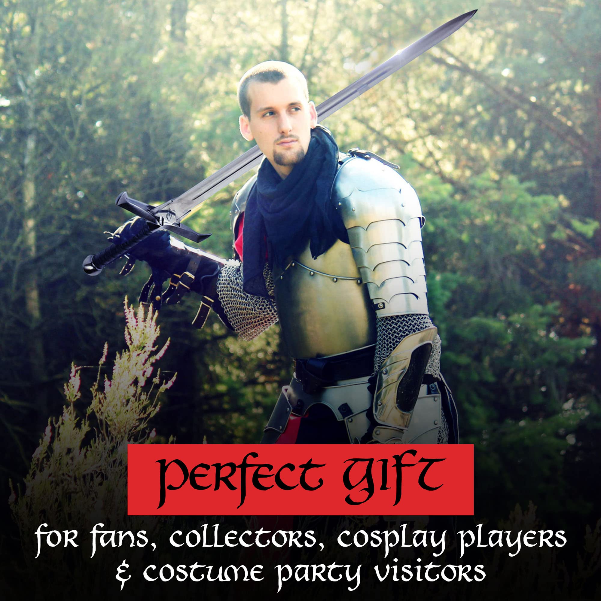 Swords and more Highlander - Kurgan's Schwert, Highlander, Connor MacLeod Katana Schwerter echt, Schwert für Samurai Kostüm, Cosplay