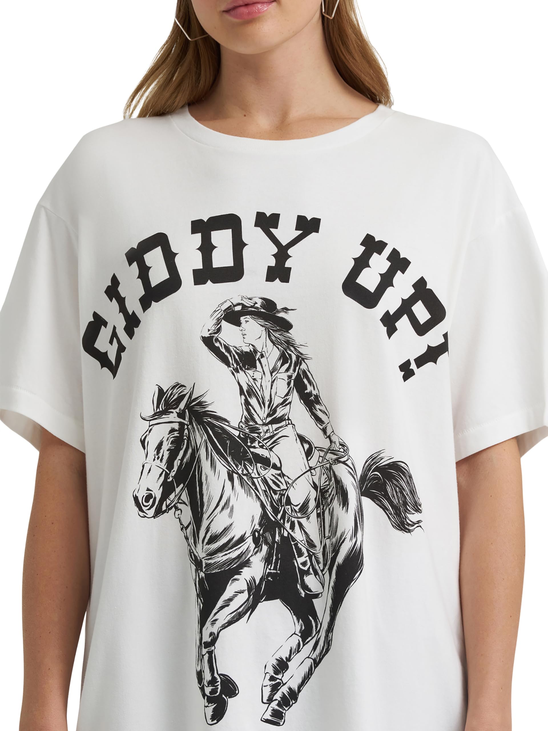 Wrangler X Lainey Wilson Oversized Graphic tee X Lainey Wilson - Camiseta gráfica de Gran tamaño Mujer