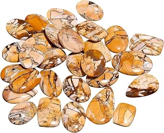 4pcs Natural Brecciated Mookaite Jasper Gemstone Wholesale Cabochons Lot, Jewelry Making Loose Gemstone, Polished Home Decor, DIY, Wire Wrapping, Reiki, Healing Crystals, Bulk Gemstone Deal
