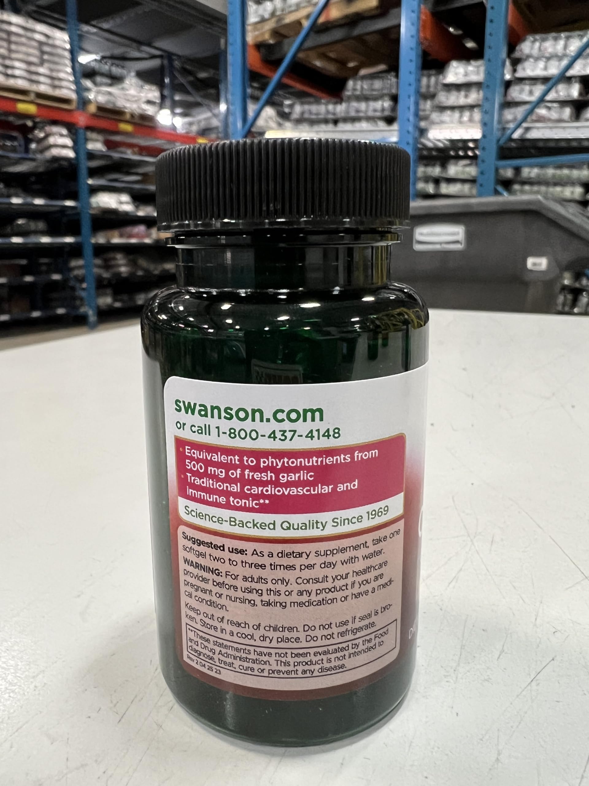 Swanson Garlic Oil Equivalent to 500 mg, 250 Softgels — Amazon image 5