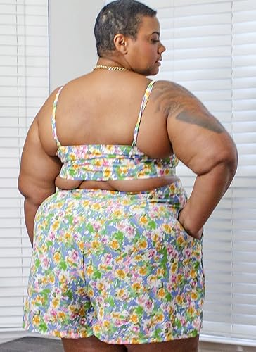 Miniatura 7 de Know Me Kit de patrón de costura para mujer, pantalones cortos y pantalones de pierna extra ancha para mujer, código de diseño ME2028, tallas