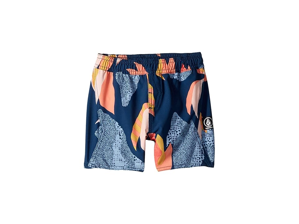 

Volcom Kids Garden Volley Boardshorts (Toddler/Little Kids) (Melindigo) Boy's Swimwear