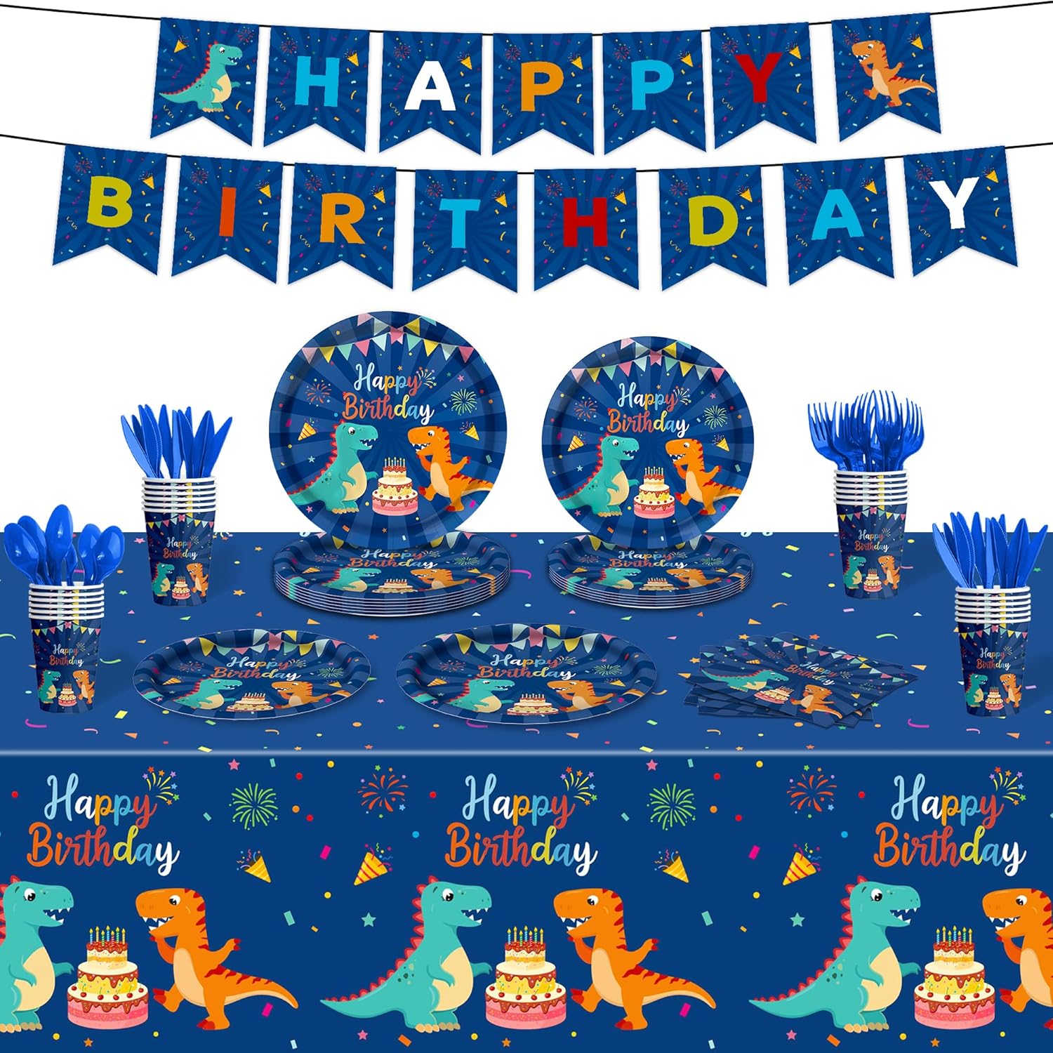 Dinosaur Birthday Party Supplies Blue Dinosaur Birthday