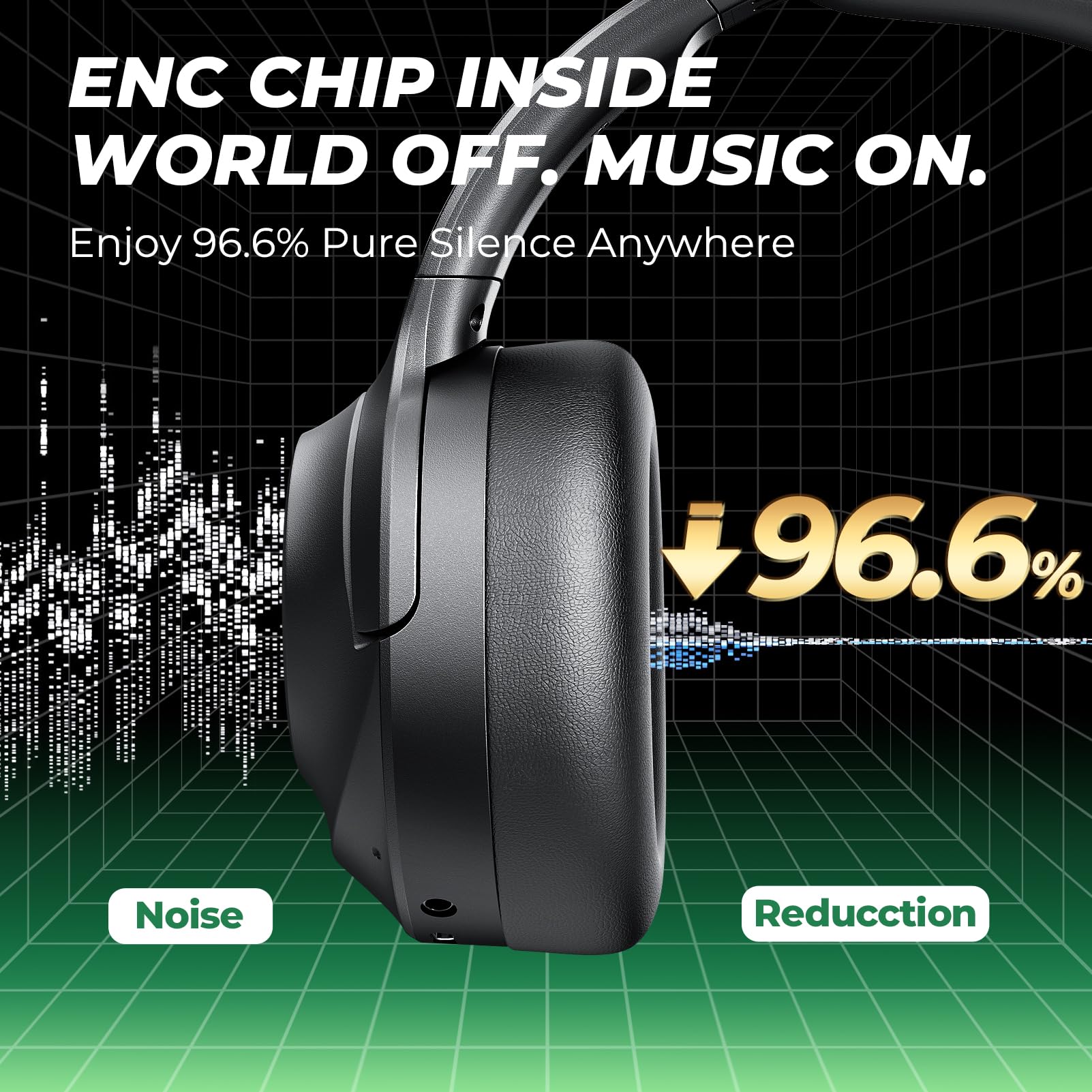 Noise Cancelling Headphones Stocking Stuffers for Men Women Teens Boys Girls: Upgraded HiFi Stereo, 2X Softer Comfort, White Elephant Gifts for Adults, Durable for Traveling/Gym Use/Home Office/School