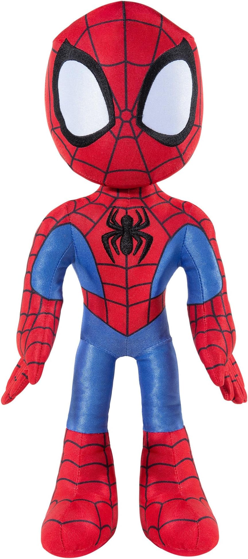 Marvels Spidey and his Amazing Friends - My Friend Spidey 16” Plush with Sounds-Toys for Kids Ages 3 and Up-Featuring Your Friendly Neighborhood Spider-Man, Red