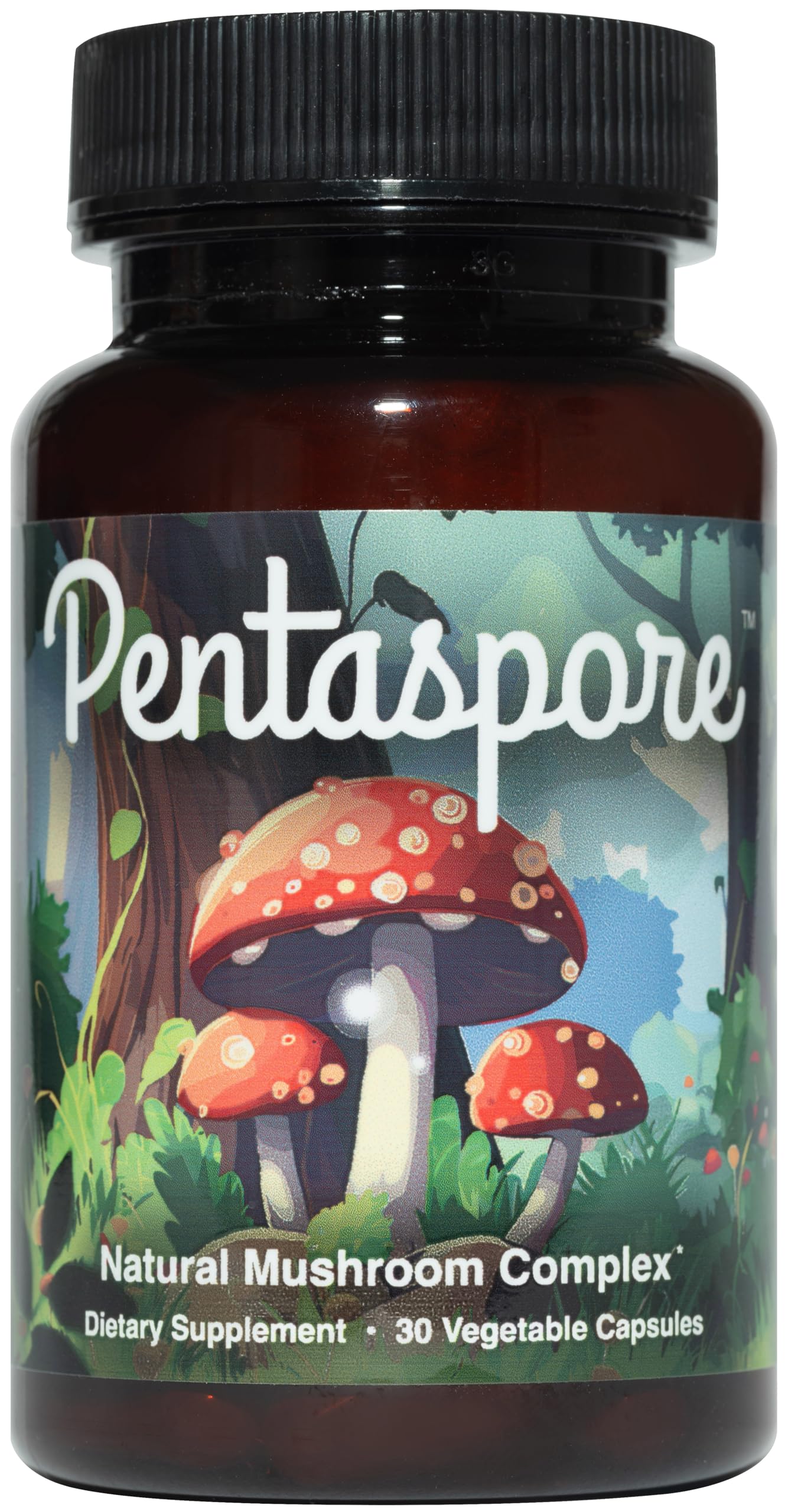 Natural Mushroom Complex for Mind and Body, Vegan, Gluten-Free