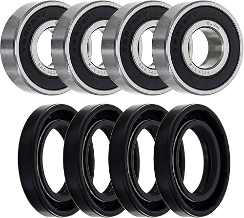 NICHE Wheel Bearing Seal Kit for Kawasaki KXT250 Tecate Versys 300X 6203-2RS