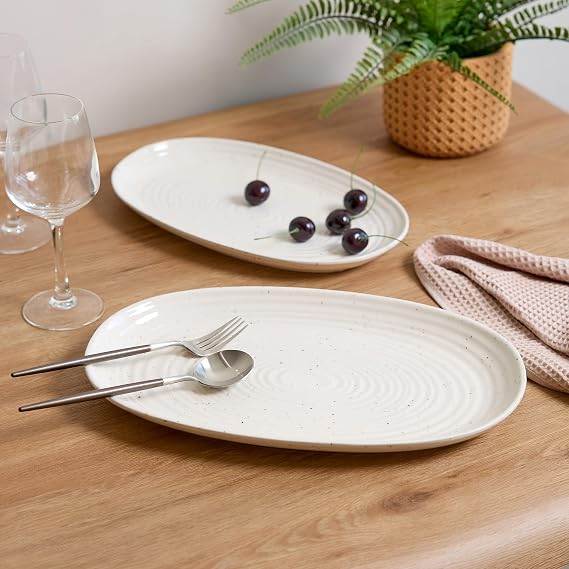 Sango Siterra Artist's Blend 26-Piece Stoneware Dinnerware Set for 4, Ceramic Plates and Bowls Sets with Mugs and Platters, Perfect for Everyday Dining