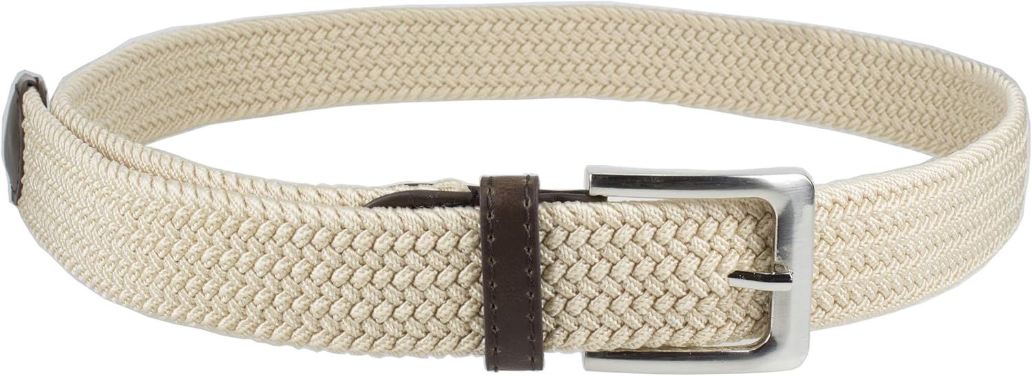 Canvas Elastic Fabric Woven Stretch Multicolored Braided Belts - Image 3