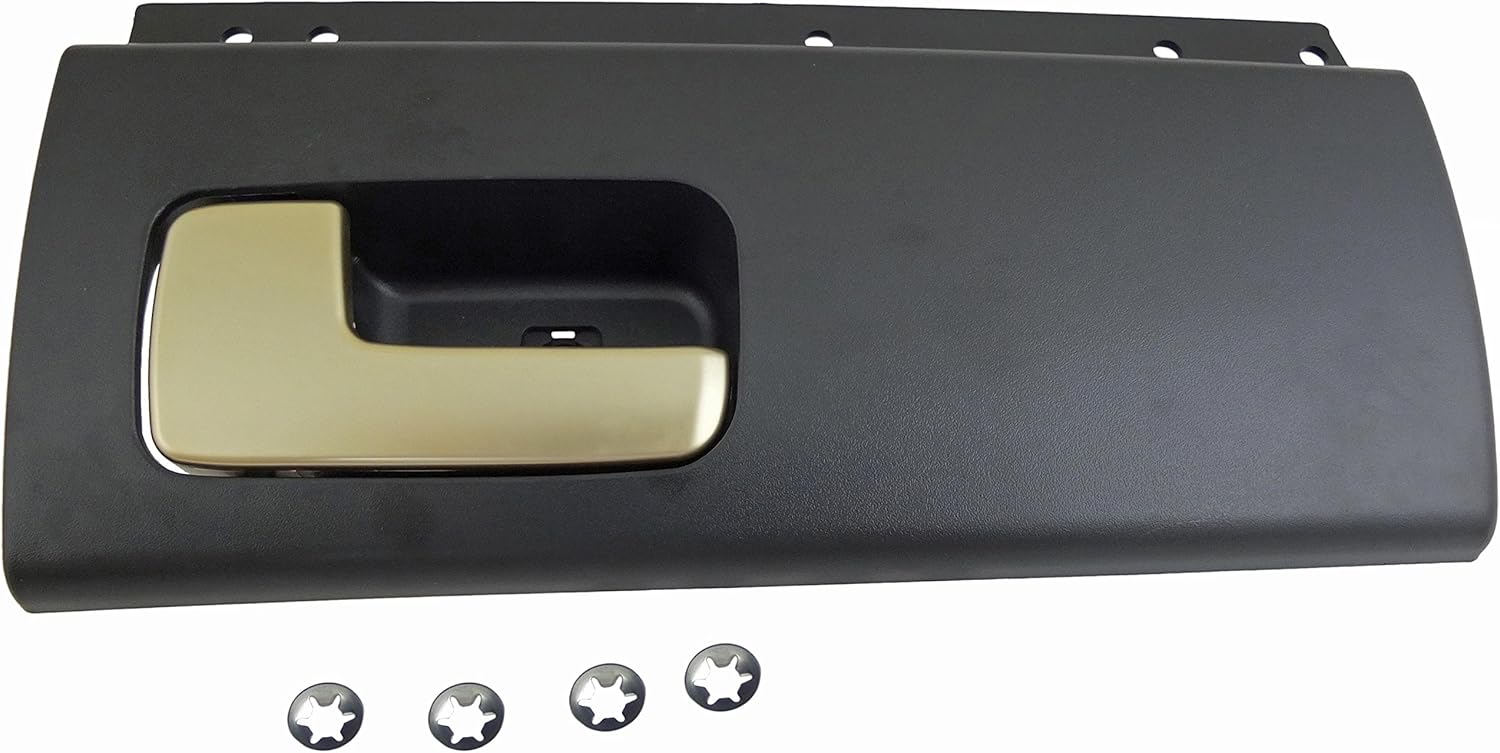 Dorman 80476 Rear Driver Side Interior Door Handle Compatible with Select Lincoln Models, Black; Chrome