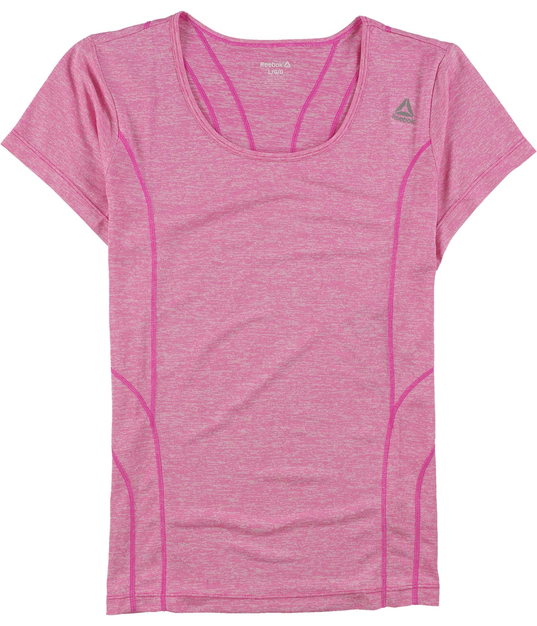 T-shirt Reebok rose bicolore idéal pour vos séances de yoga - 2