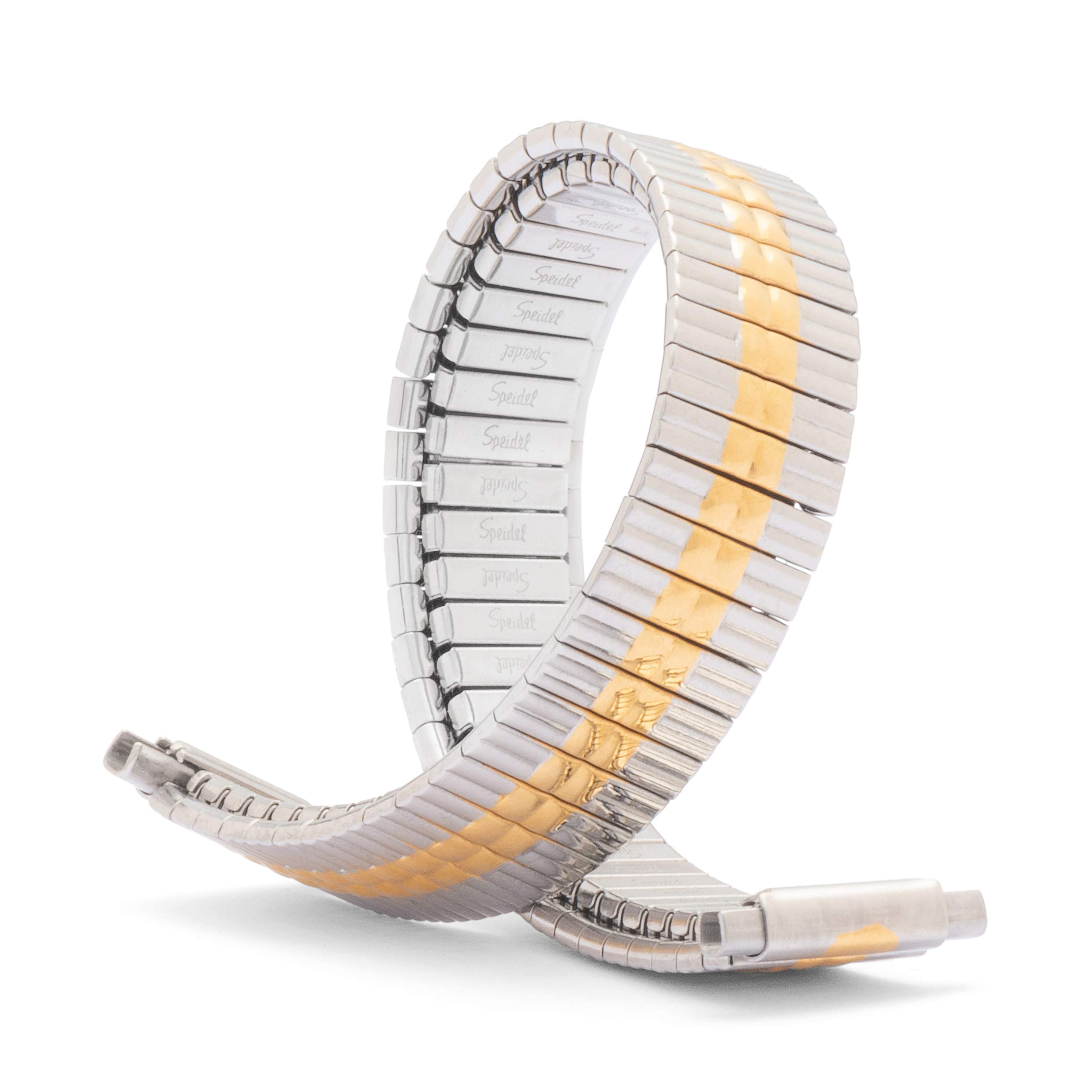 SpeidelLadies Twist-O-Flex Expansion Replacement Watch Band Dual Tone Straight End 10-14mm