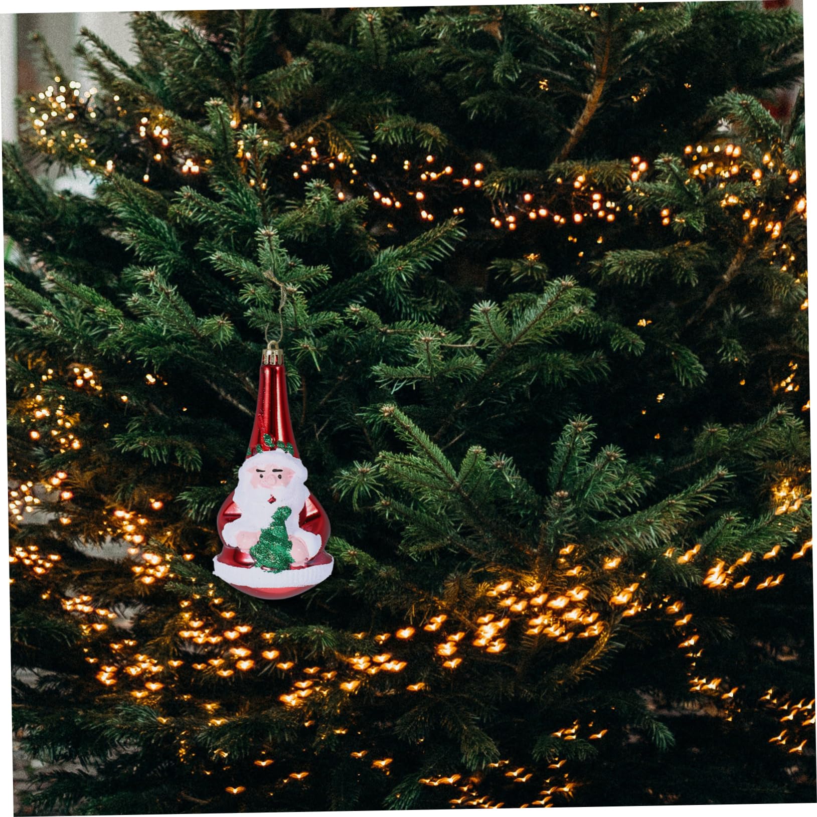 ABOOFAN 4 Set Ornamenti Per L'albero Di Natale Toppers Alberi Pendente Natalizio Ornamento Natalizio Ornamenti Per Feste Di Natale Ornamento in Plastica Per Albero Di Natale 3 Pezzi * 4