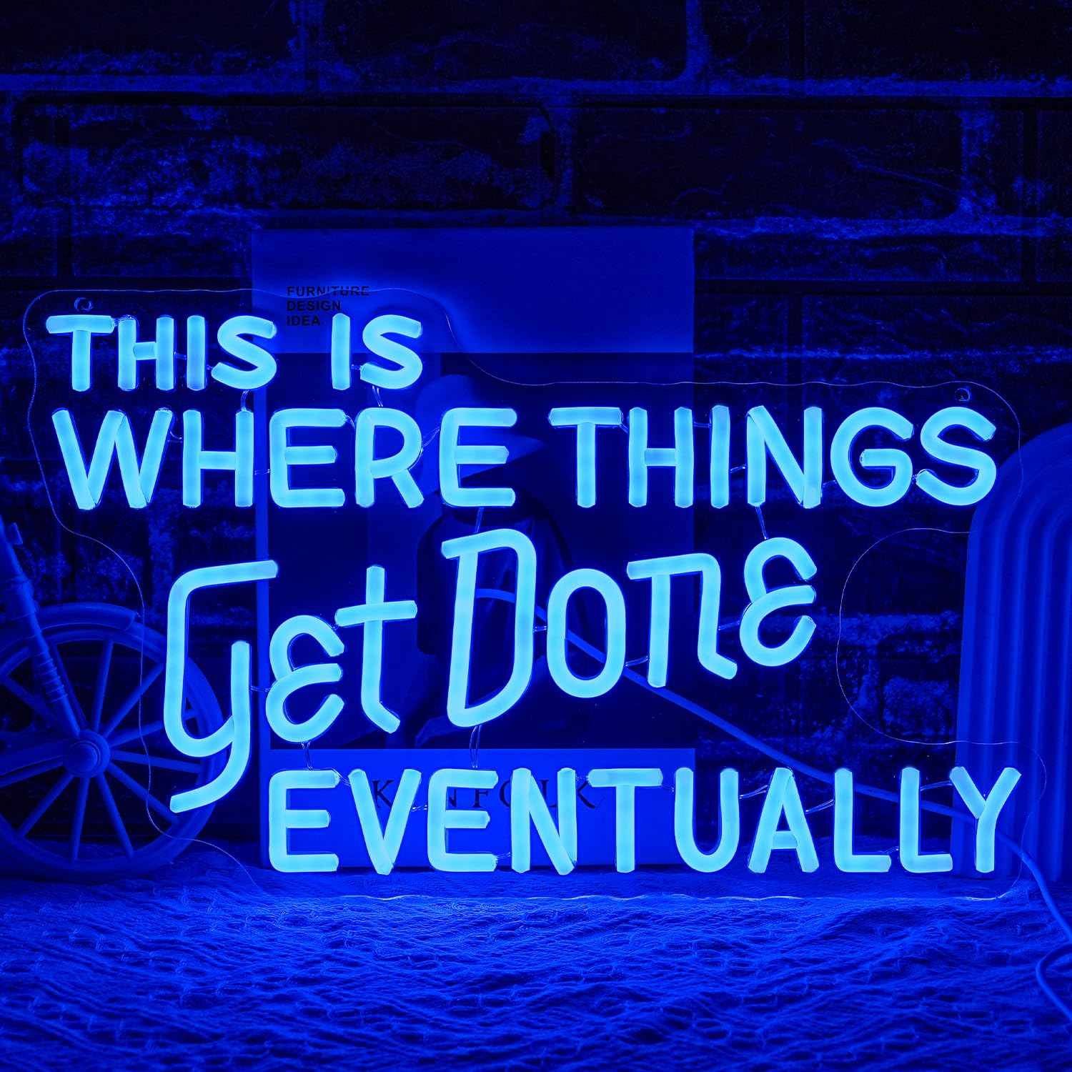 LULANMP This Is Where Things Get Done Neon Sign