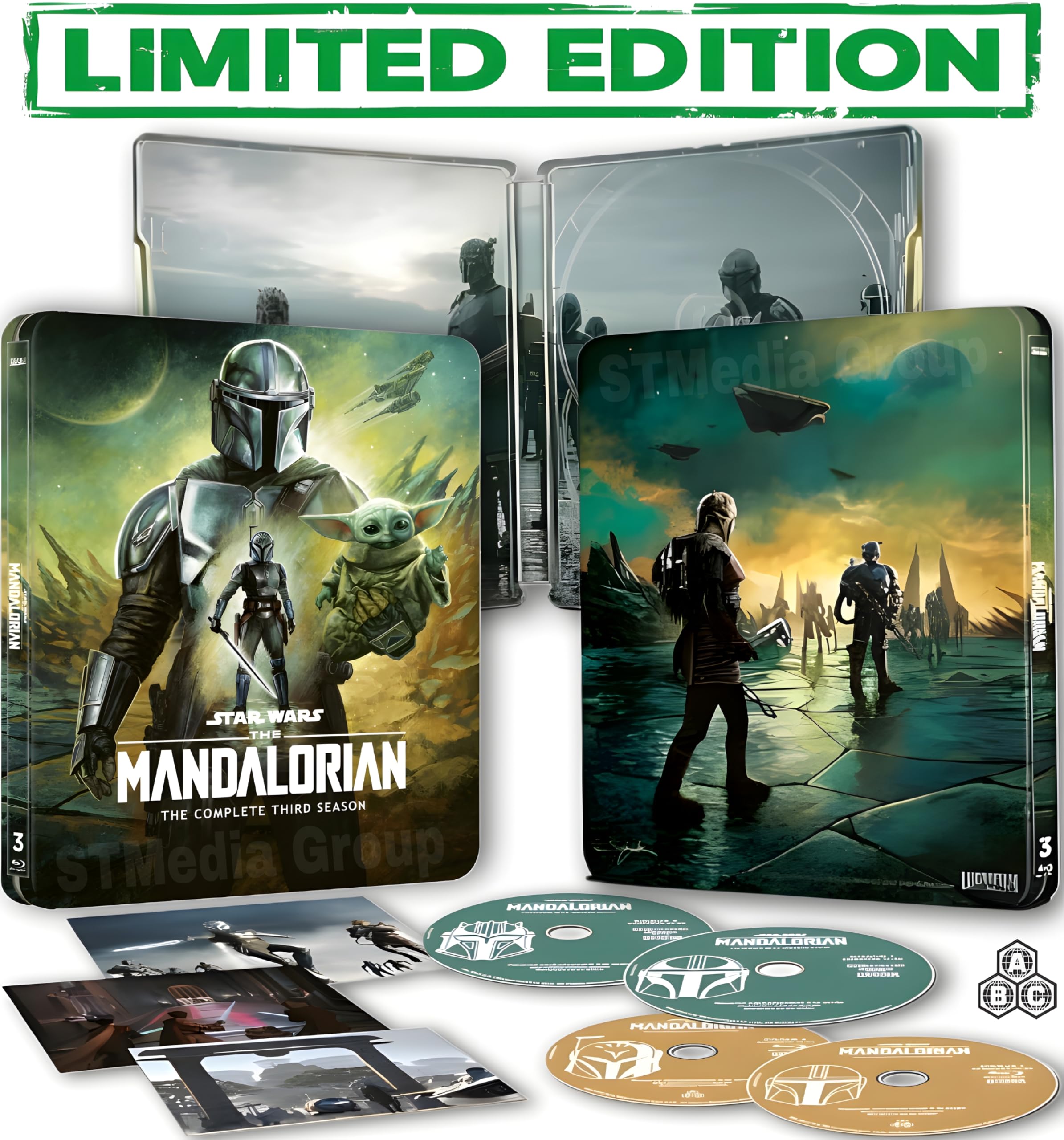 The Mandalorian: The Complete Third Season (SteelBook / Collector's Edition) [4K UHD + Blu-ray] [Region Free]
