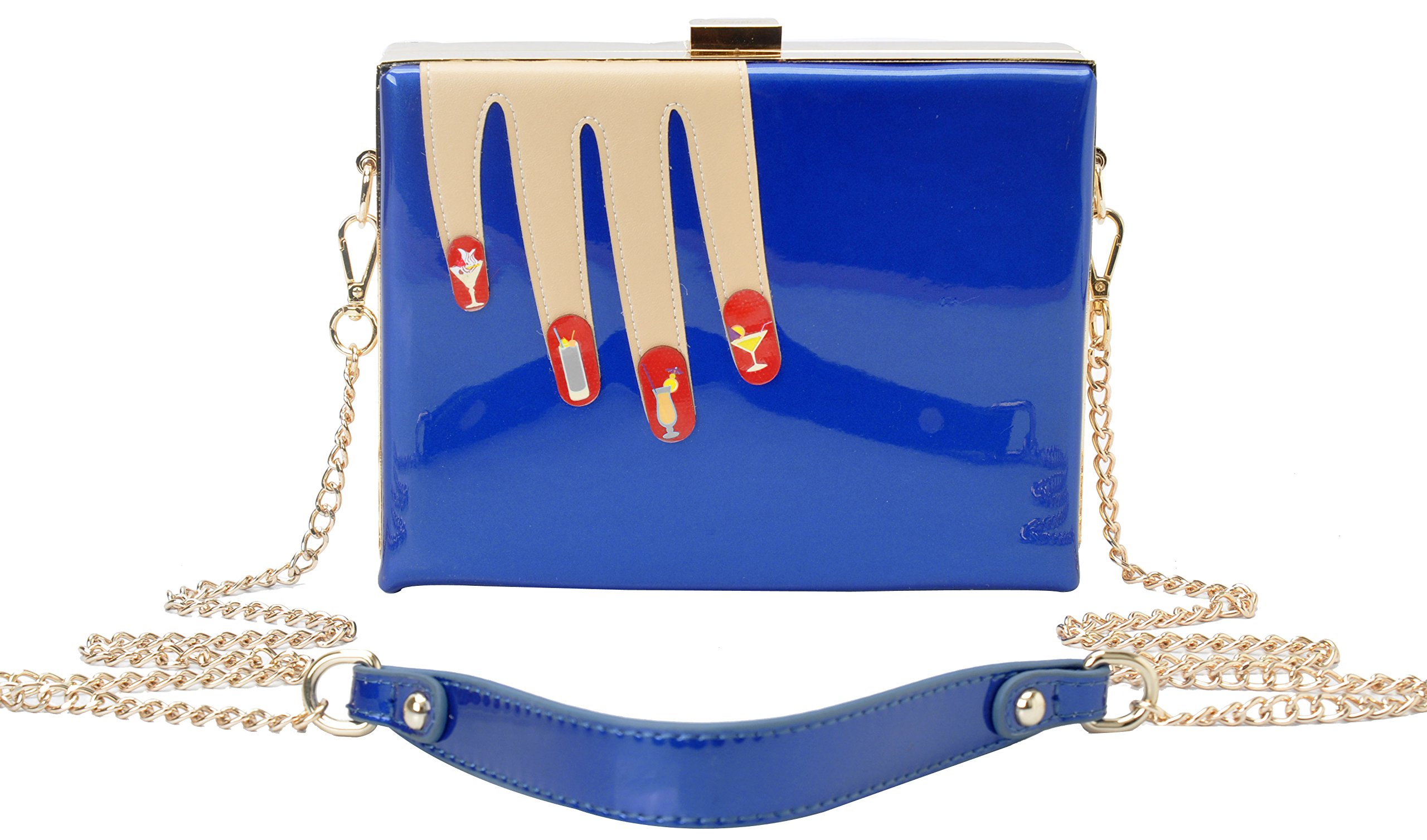 Vendula London Women Designer Ladies Handbags Cocktail Nail Art Clutch