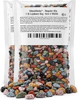 Kimmie Candy ChocoRocks, Rock-Shaped Chocolate Candy for Snacking & Cake Decorating, Pebbles & Stones, Bulk Bag | 2 lb | Non-GMO, Peanut-Free, Gluten-Free